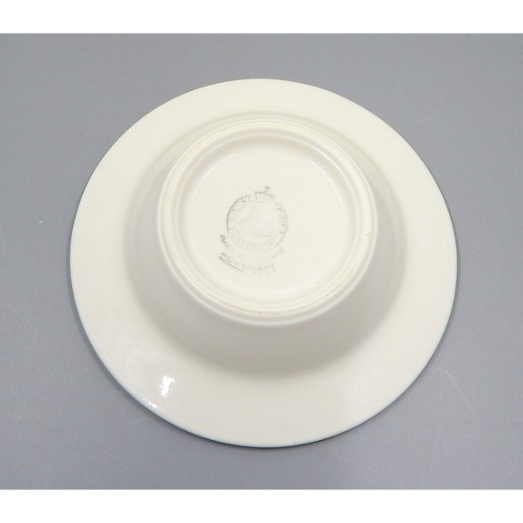 Holland America Line Porcelain Ashtray Dish Royal Sphinx Maastricht Cream Gold - Picture 5 of 8